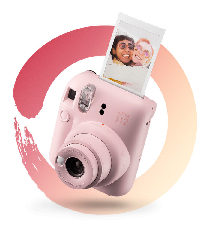 CÁMARA INSTÁNTANEA FUJIFLIM INSTAX MINI 12 HOLIDAY BLUNDLE / ROSA