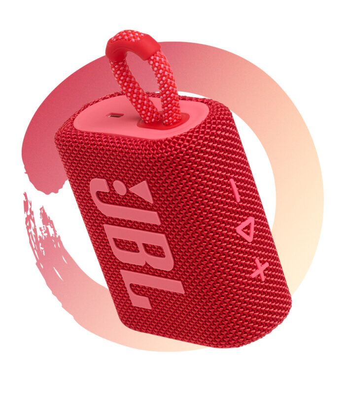 PARLANTE PORTÁTIL JBL GO 3 / ROJO